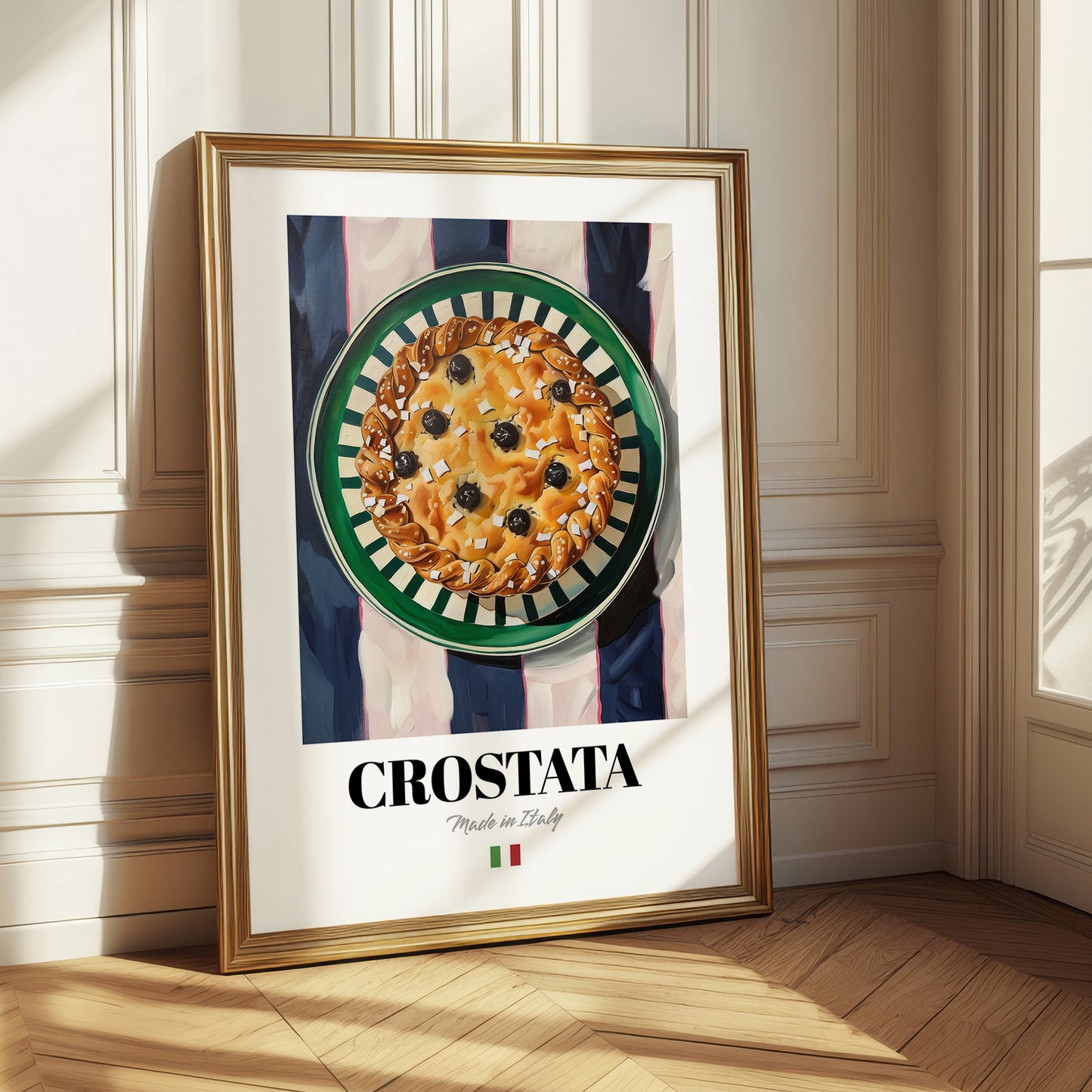 Crostata – Italian Dessert Dish, Fine Dining Restaurant Art
