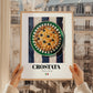 Crostata – Italian Dessert Dish, Fine Dining Restaurant Art, styled in a charming Paris street view