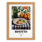 Risotto – Italian Stew Dish, Bistro Wall Art, set in oak frame