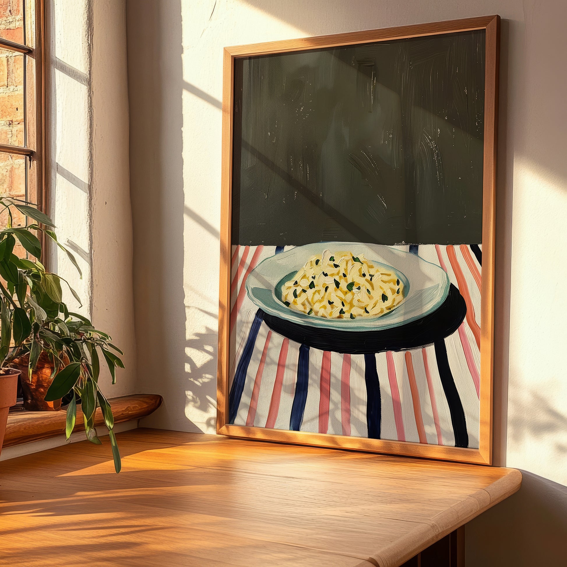 Risotto – Italian Stew Dish, Restaurant Still Life, clean layout with no caption