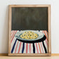 Risotto – Italian Stew Dish, Restaurant Still Life, no-text version framed in wood