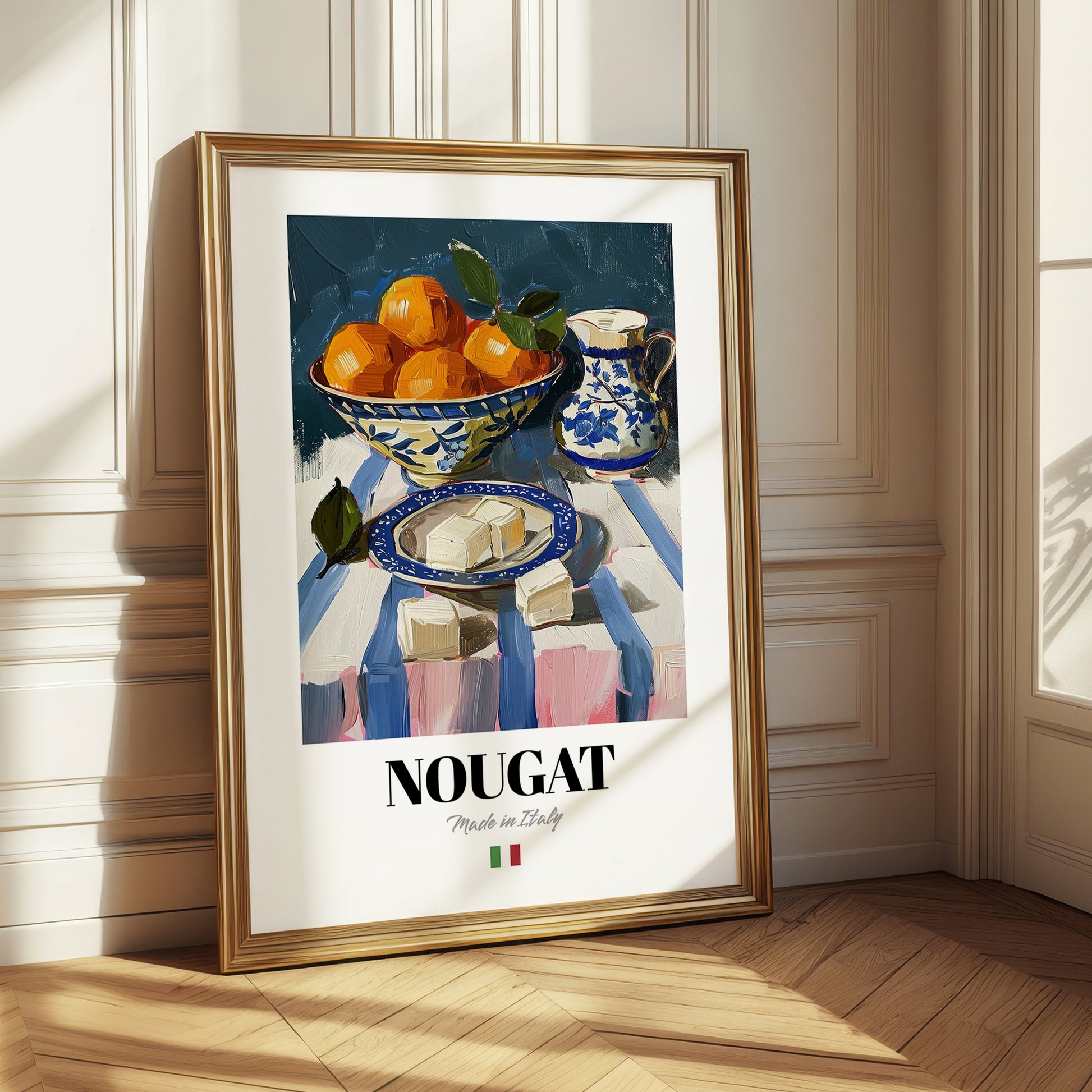Nougat – Italian Dessert Dish, Café Poster