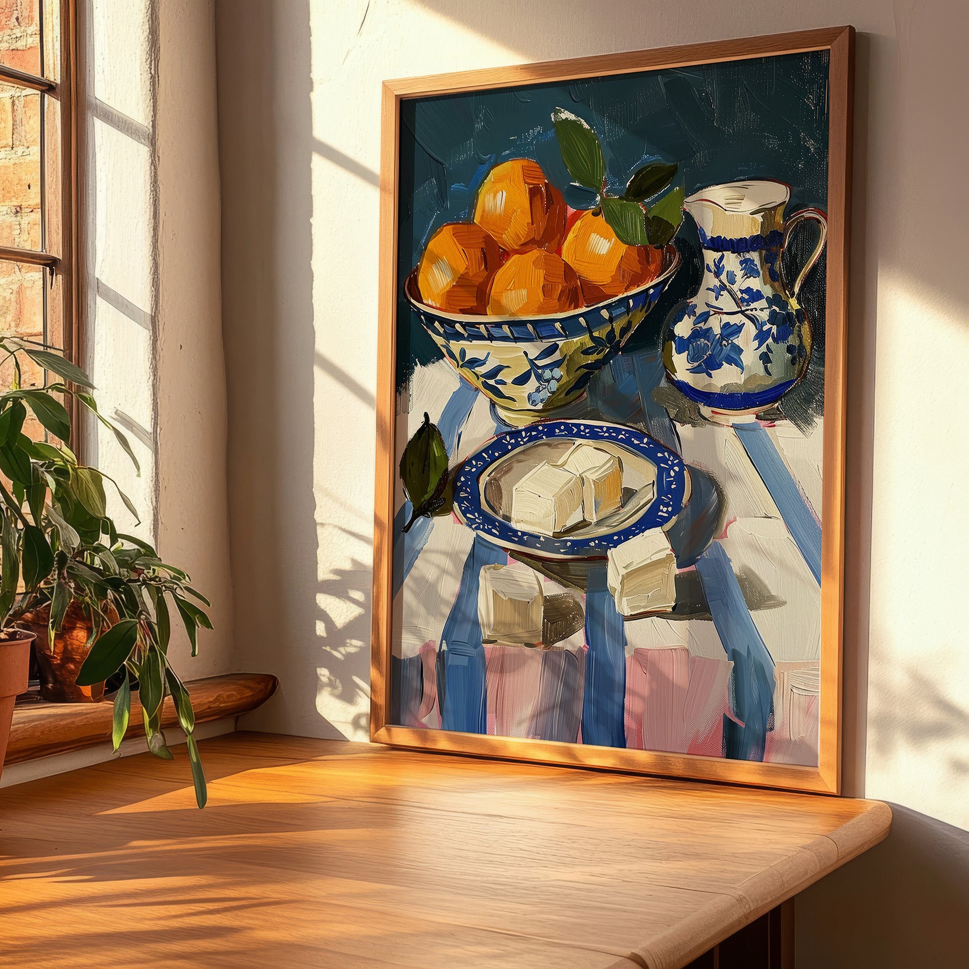 Nougat – Italian Dessert Dish, Café Poster, clean layout with no caption