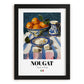 Nougat – Italian Dessert Dish, Café Poster, in sleek black frame
