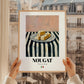 Nougat – Italian Dessert Dish, Café Still Life, styled in a charming Paris street view