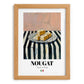 Nougat – Italian Dessert Dish, Café Still Life, set in oak frame