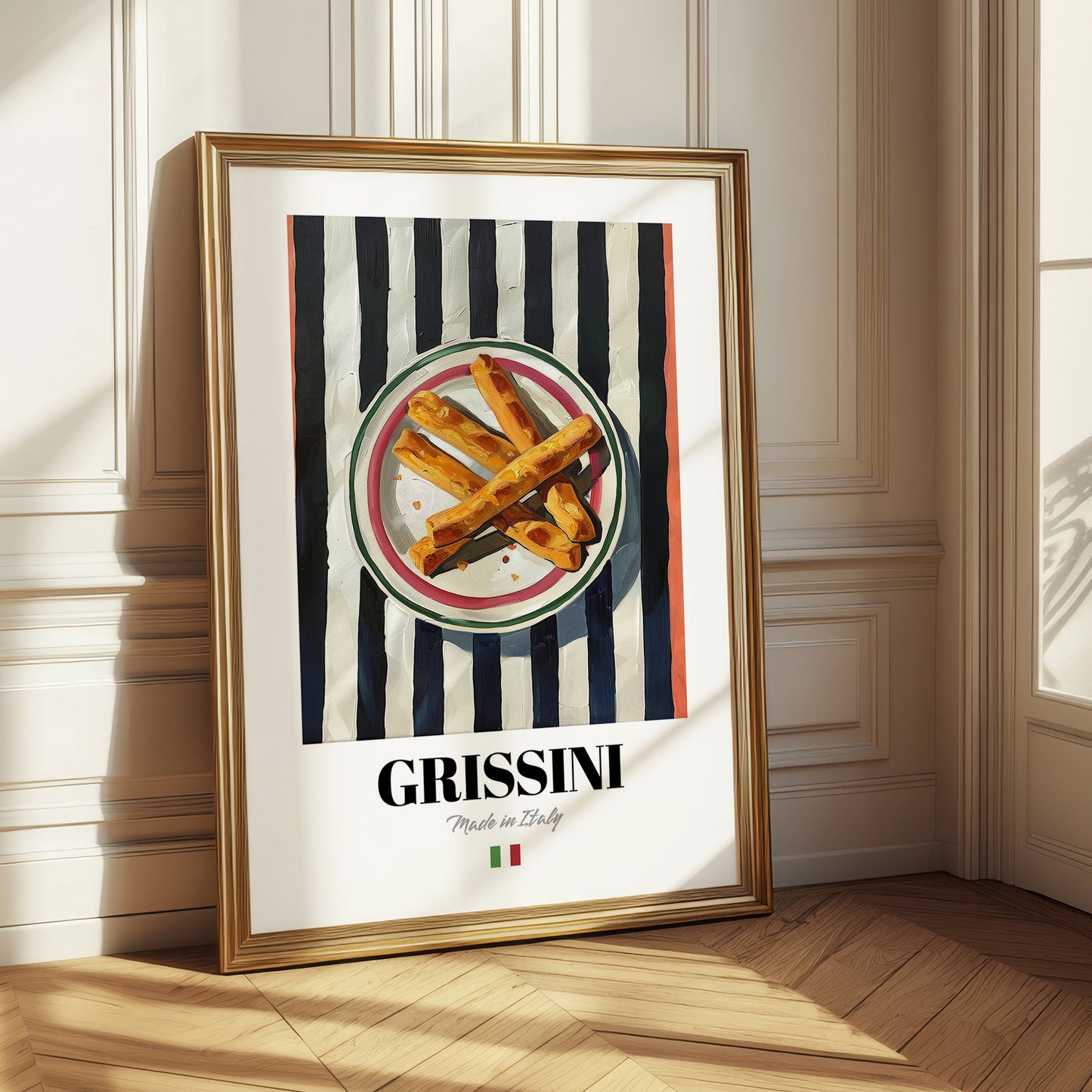 Grissini – Italian Bread Dish, Restaurant Poster