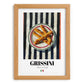 Grissini – Italian Bread Dish, Restaurant Poster, set in oak frame
