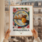 Sfogliatella – Italian Pastry Dish, Restaurant Wall Art, styled in a charming Paris street view