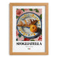 Sfogliatella – Italian Pastry Dish, Restaurant Wall Art, set in oak frame