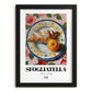 Sfogliatella – Italian Pastry Dish, Restaurant Wall Art, in sleek black frame