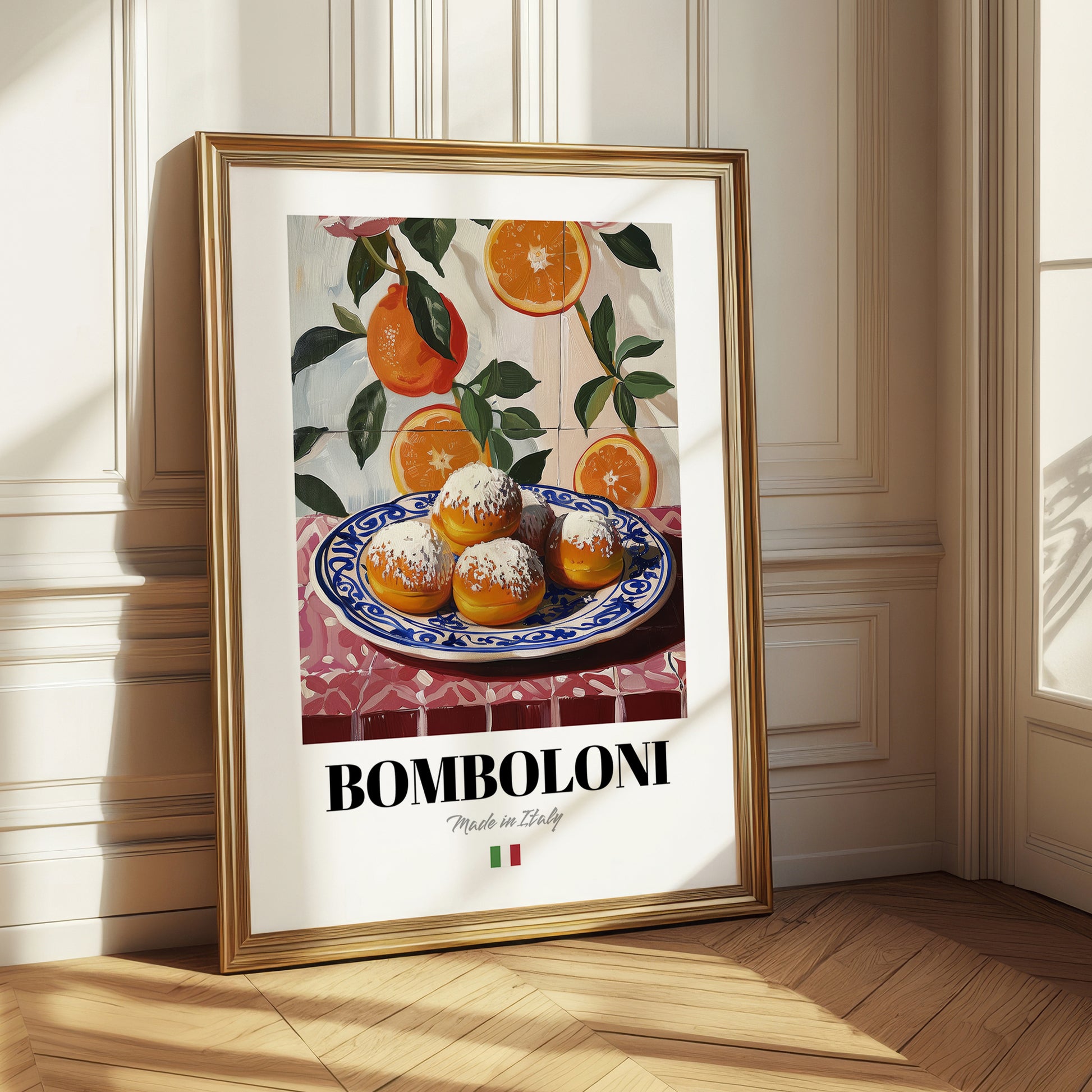 Bomboloni – Italian Pastry Dish, Restaurant Painting