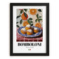 Bomboloni – Italian Pastry Dish, Restaurant Painting, in sleek black frame