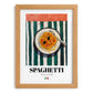 Spaghetti – Italian Pasta, Restaurant Poster, set in oak frame
