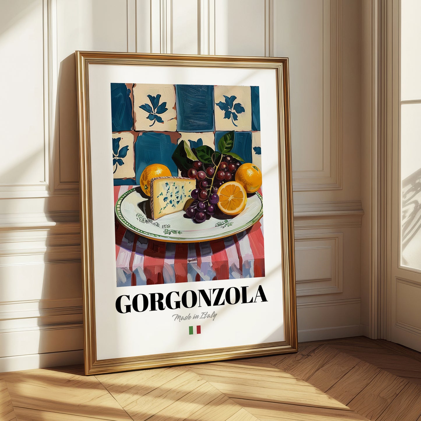 Gorgonzola – Italian Cheese Dish, Restaurant Painting