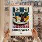 Gorgonzola – Italian Cheese Dish, Restaurant Painting, styled in a charming Paris street view