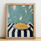Vermicelli – Italian Pasta, Osteria Still Life, no-text version framed in wood
