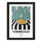 Vermicelli – Italian Pasta, Osteria Still Life, in sleek black frame
