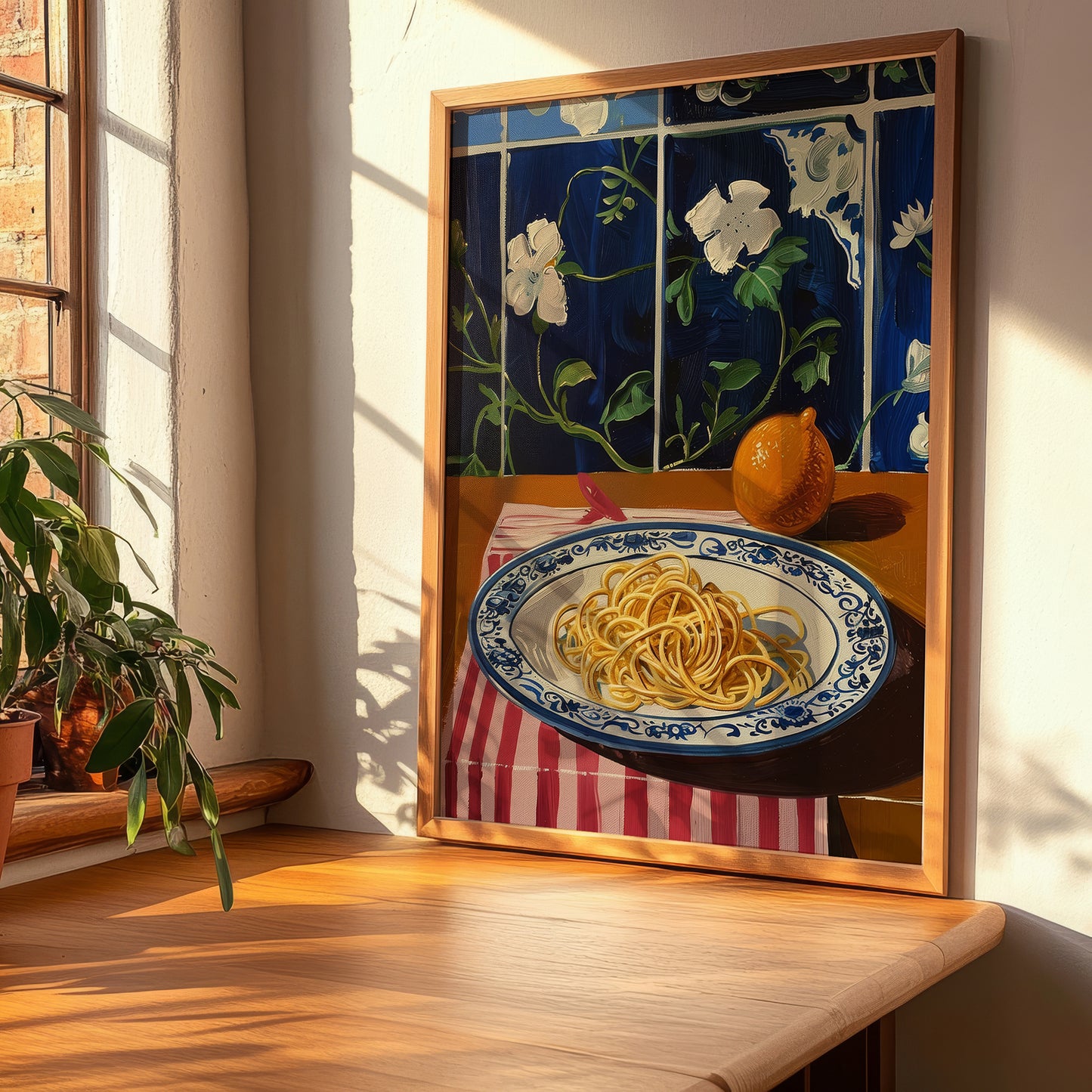 Vermicelli – Italian Pasta, Osteria Wall Art, clean layout with no caption