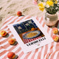 Vermicelli – Italian Pasta, Osteria Wall Art, unframed on coastal sand