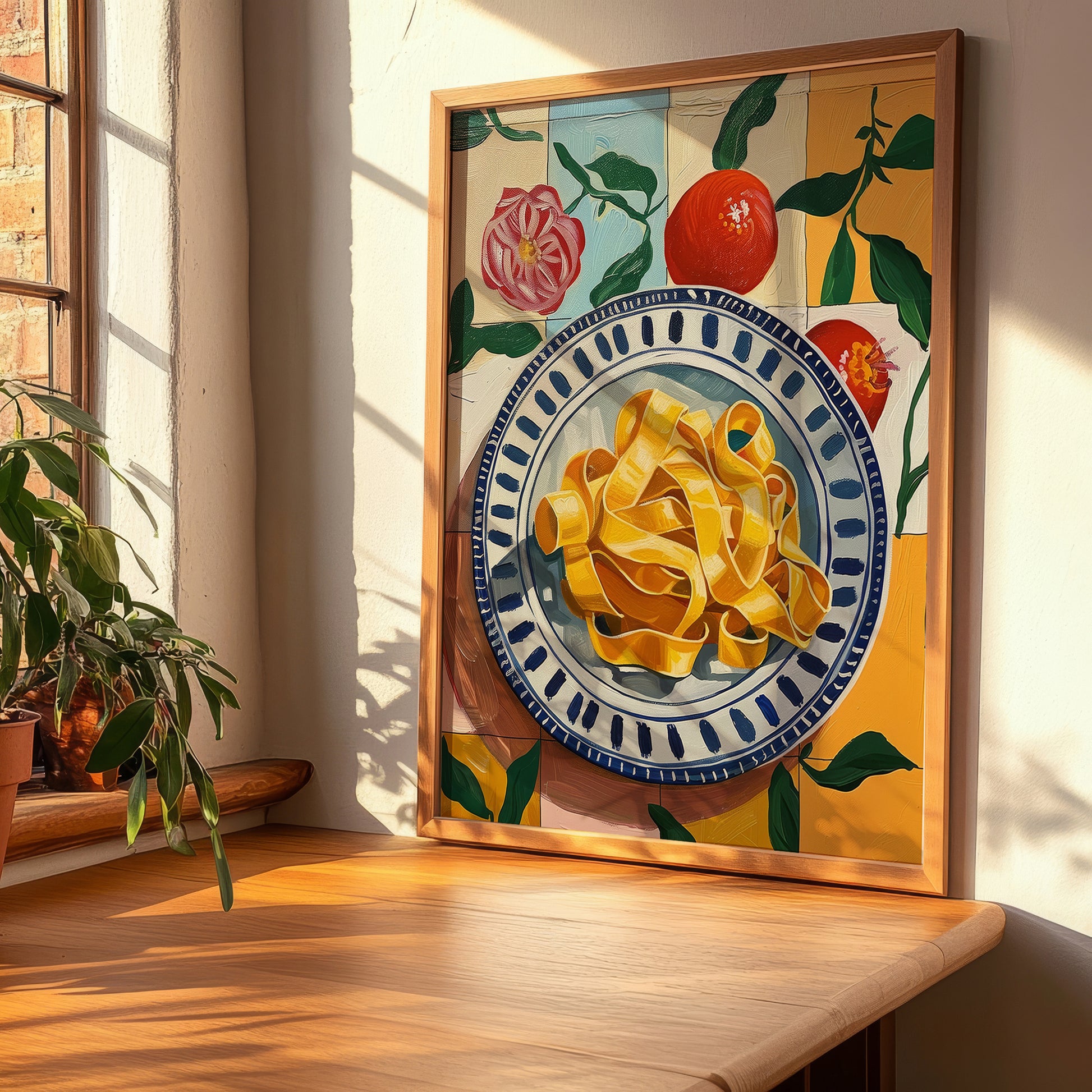 Pappardelle – Italian Pasta, Osteria Poster, clean layout with no caption
