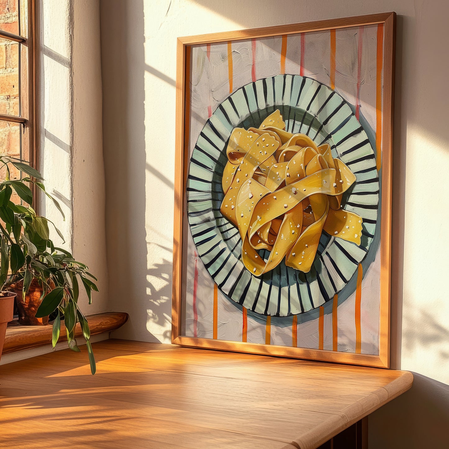 Pappardelle – Italian Pasta, Restaurant Poster, clean layout with no caption