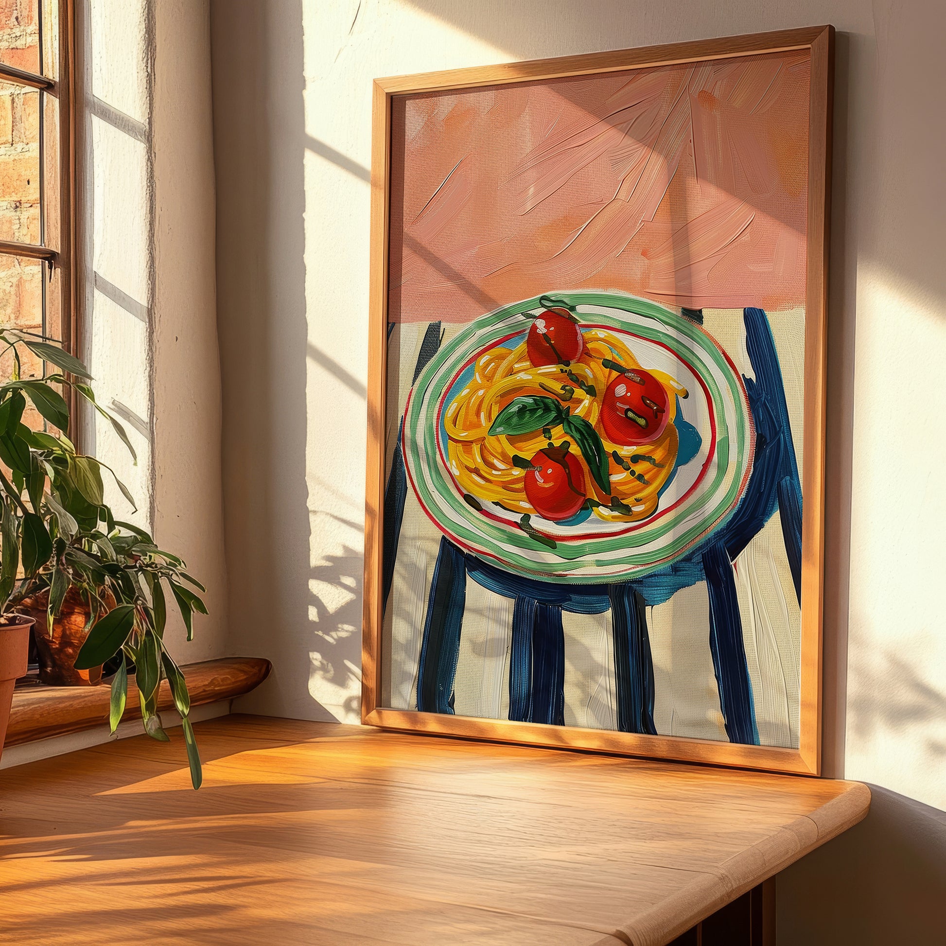 Pasta al pomodoro – Italian Pasta, Restaurant Poster, clean layout with no caption
