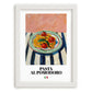 Pasta al pomodoro – Italian Pasta, Restaurant Poster, placed in minimal white frame