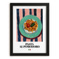 Pasta al pomodoro – Italian Pasta, Osteria Painting, in sleek black frame