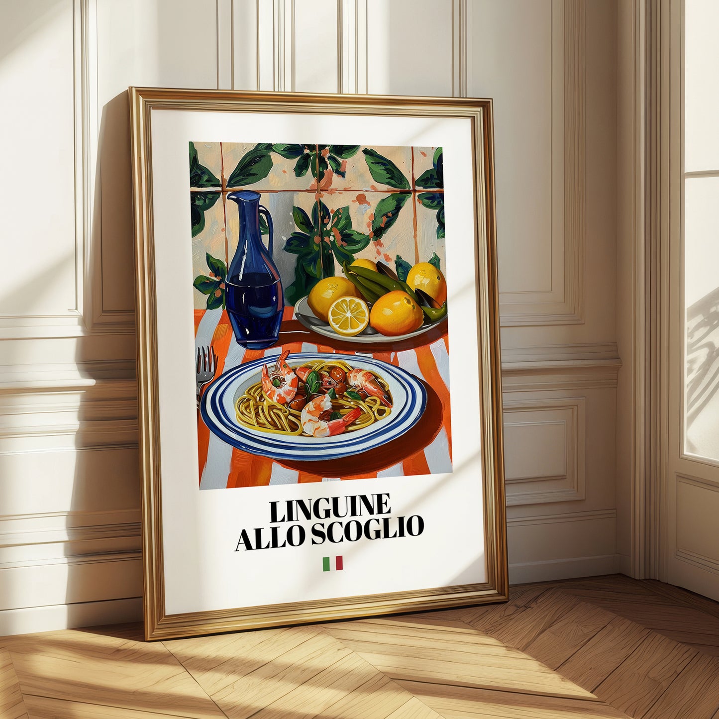 Linguine allo scoglio – Italian Pasta, Osteria Wall Art