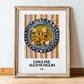 Linguine allo scoglio – Italian Pasta, Restaurant Wall Decor, in wooden frame leaning on the floor