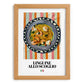 Linguine allo scoglio – Italian Pasta, Restaurant Wall Decor, set in oak frame