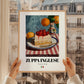 Zuppa Inglese – Italian Dessert Dish, Farmhouse Kitchen Painting, styled in a charming Paris street view