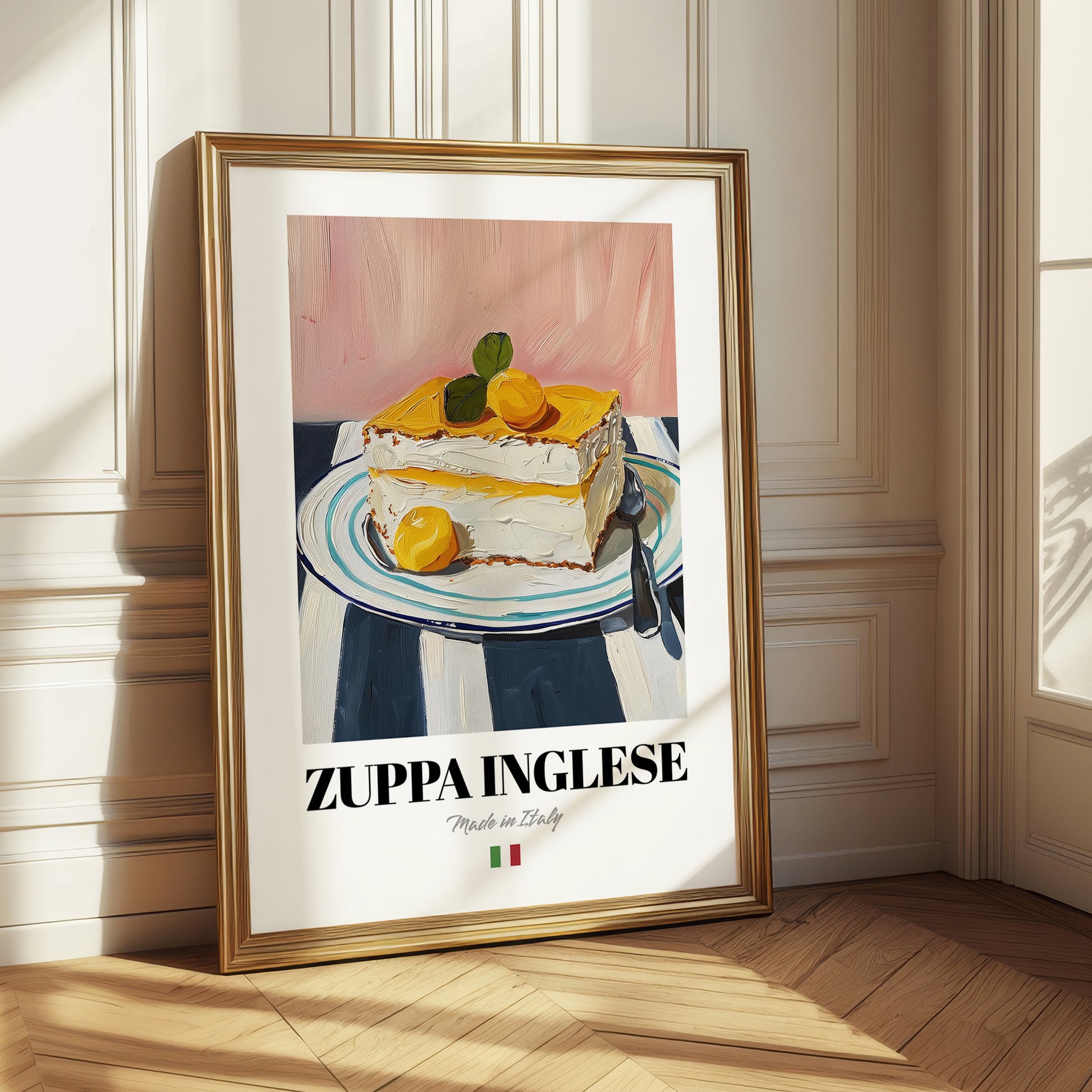 Zuppa Inglese – Italian Dessert Dish, Fine Dining Restaurant Print