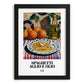 Spaghetti aglio e olio – Italian Pasta, Osteria Wall Art, in sleek black frame