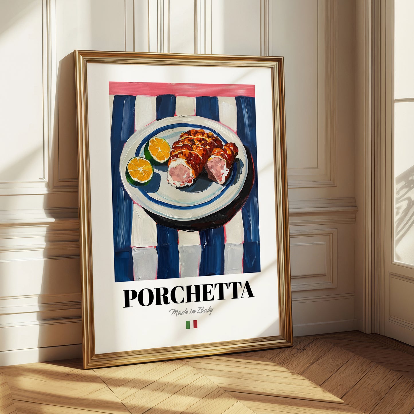 Porchetta – Italian Meat Dish, Brasserie Poster