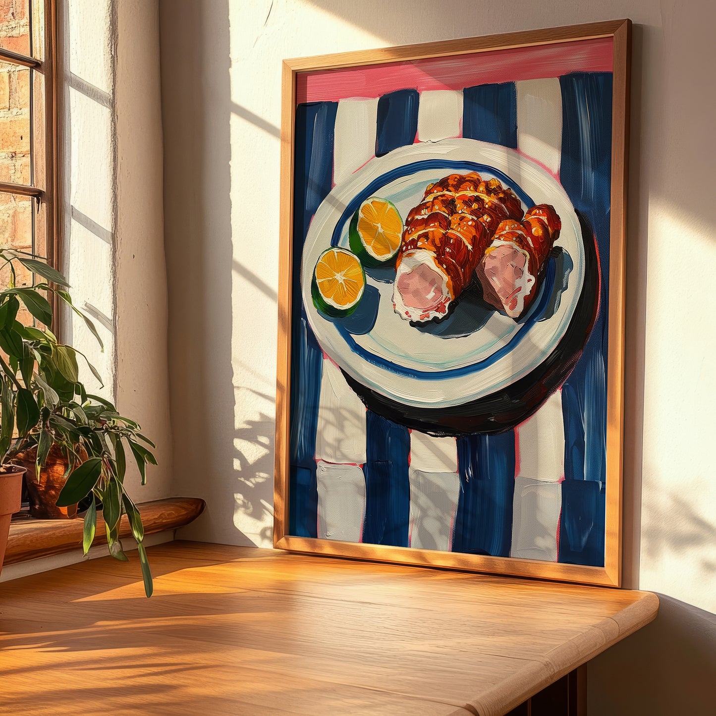 Porchetta – Italian Meat Dish, Brasserie Poster, clean layout with no caption