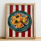 Agnolotti – Italian Pasta, Ristorante Wall Art, no-text version framed in wood