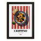 Cioppino – Italian Soup Dish, Fine Dining Restaurant Still Life, in sleek black frame