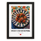 Sweet and Sour Pork – Oil Painting, Chinese Food Illustration, in sleek black frame
