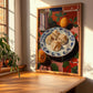 Xiao Long Bao – Colorful Oil Painting, Chinese Food Wall Decor, clean layout with no caption