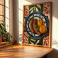 Bratwurst – Colorful Oil Painting, German Food Illustration, clean layout with no caption