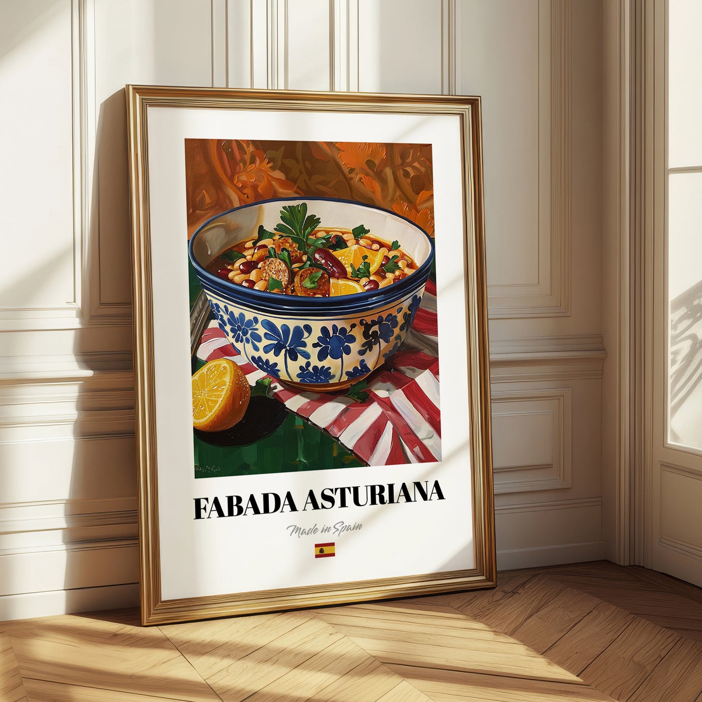 Fabada Asturiana – Art, Spanish Food Wall Art
