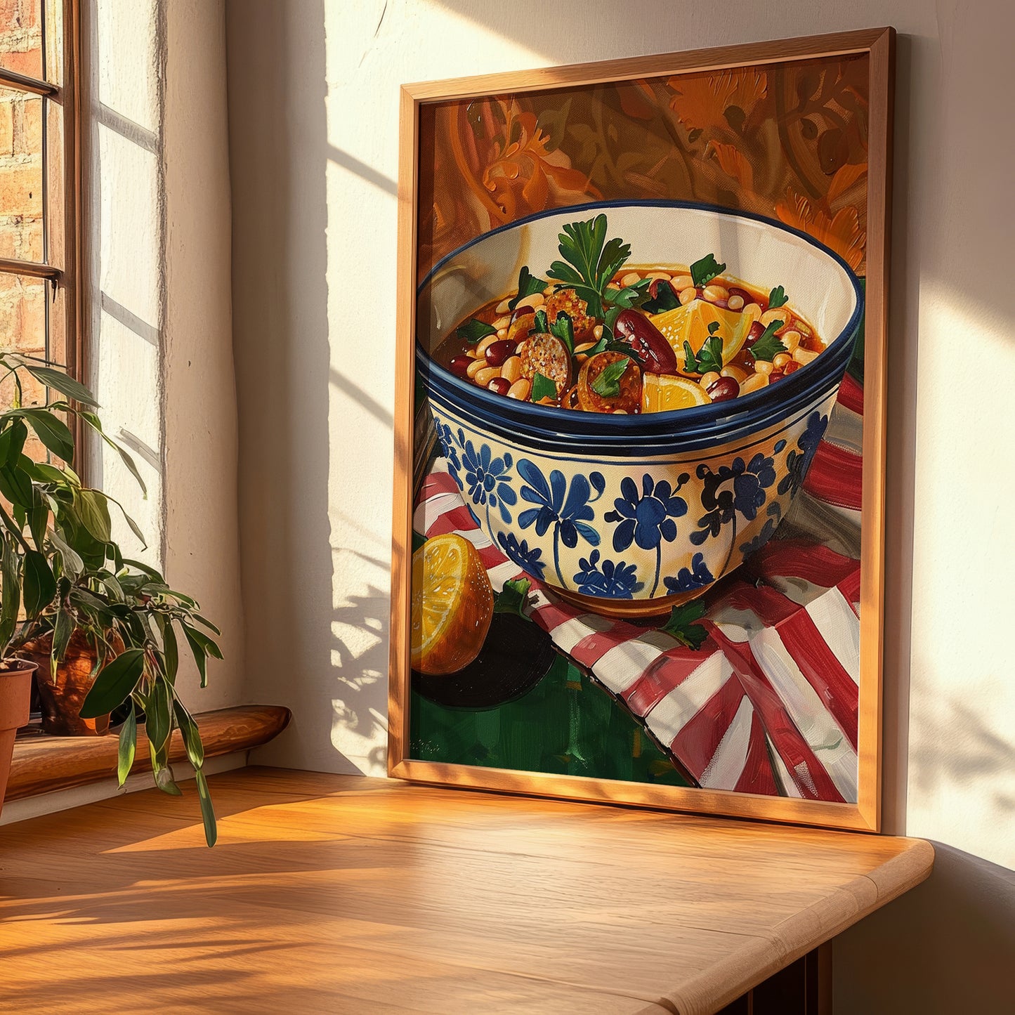 Fabada Asturiana – Art, Spanish Food Wall Art, clean layout with no caption