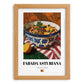Fabada Asturiana – Art, Spanish Food Wall Art, set in oak frame