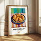 Empanadillas – Colorful Oil Painting, Spanish Pastry Illustration 