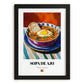 Sopa de Ajo – Art, Spanish Food Poster, in sleek black frame