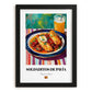 Soldaditos de Pavía – Art, Spanish Food Poster, in sleek black frame