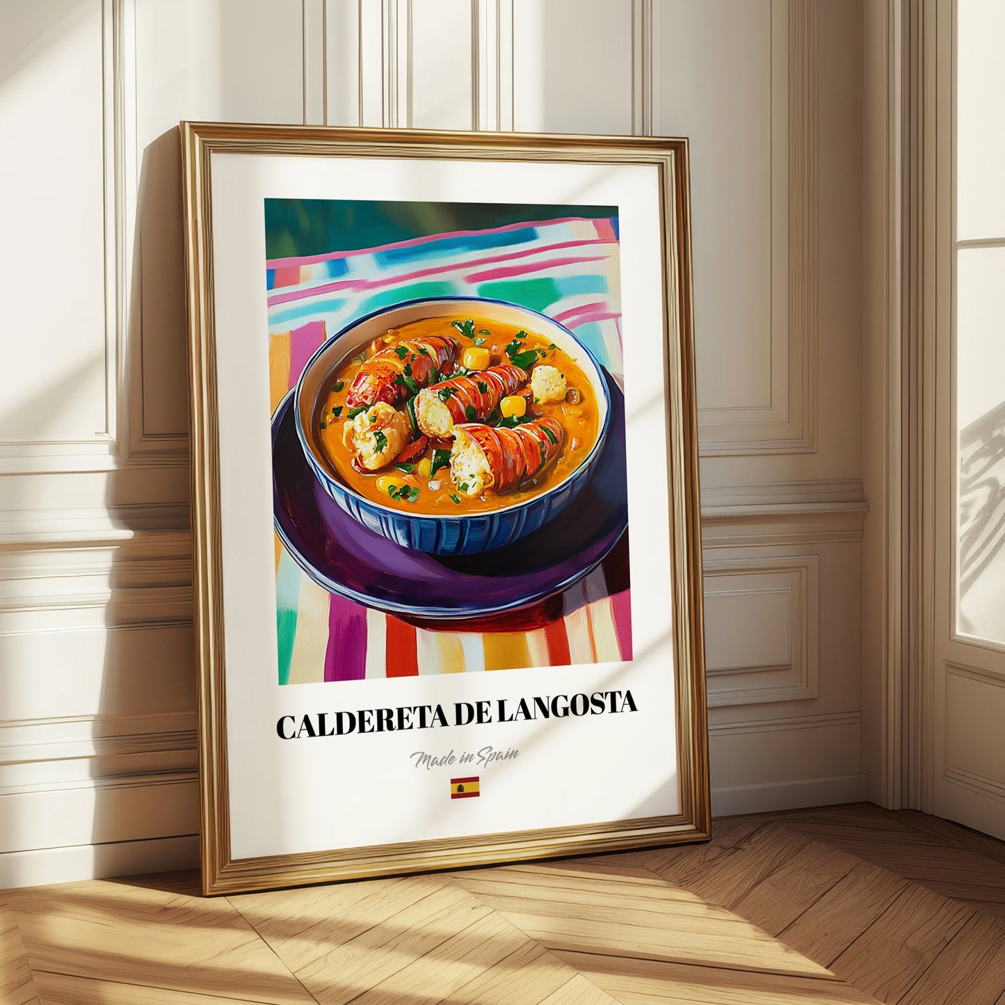 Caldereta de Langosta – Art, Spanish Food Poster