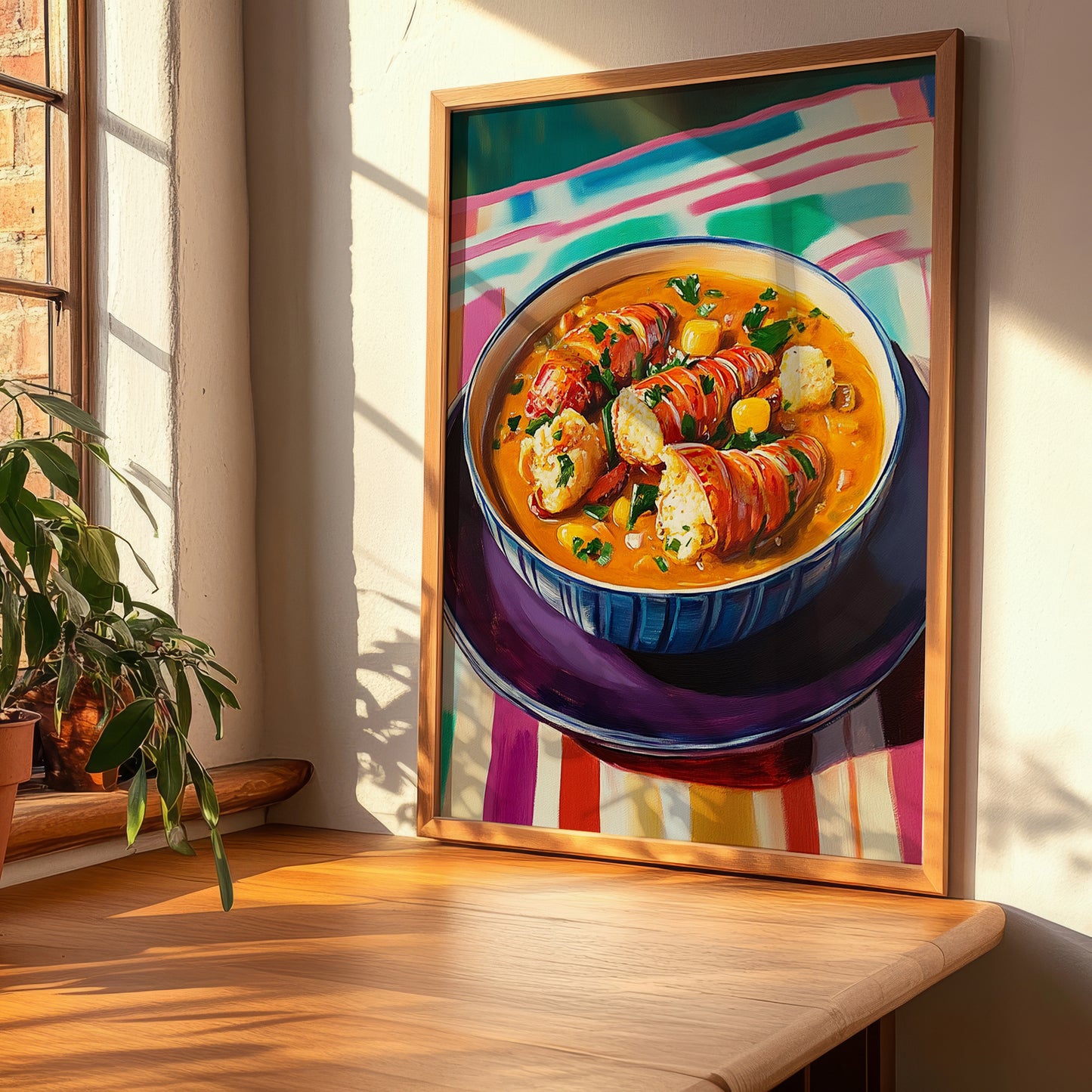 Caldereta de Langosta – Art, Spanish Food Poster, clean layout with no caption